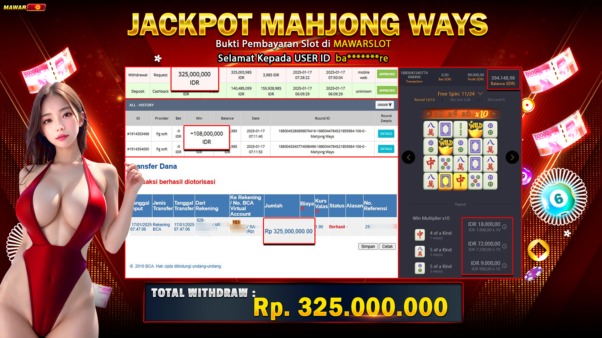 Lagi dan Lagi, Mahjong Ways Jadi Tempatnya Menang Jutaan Rupiah