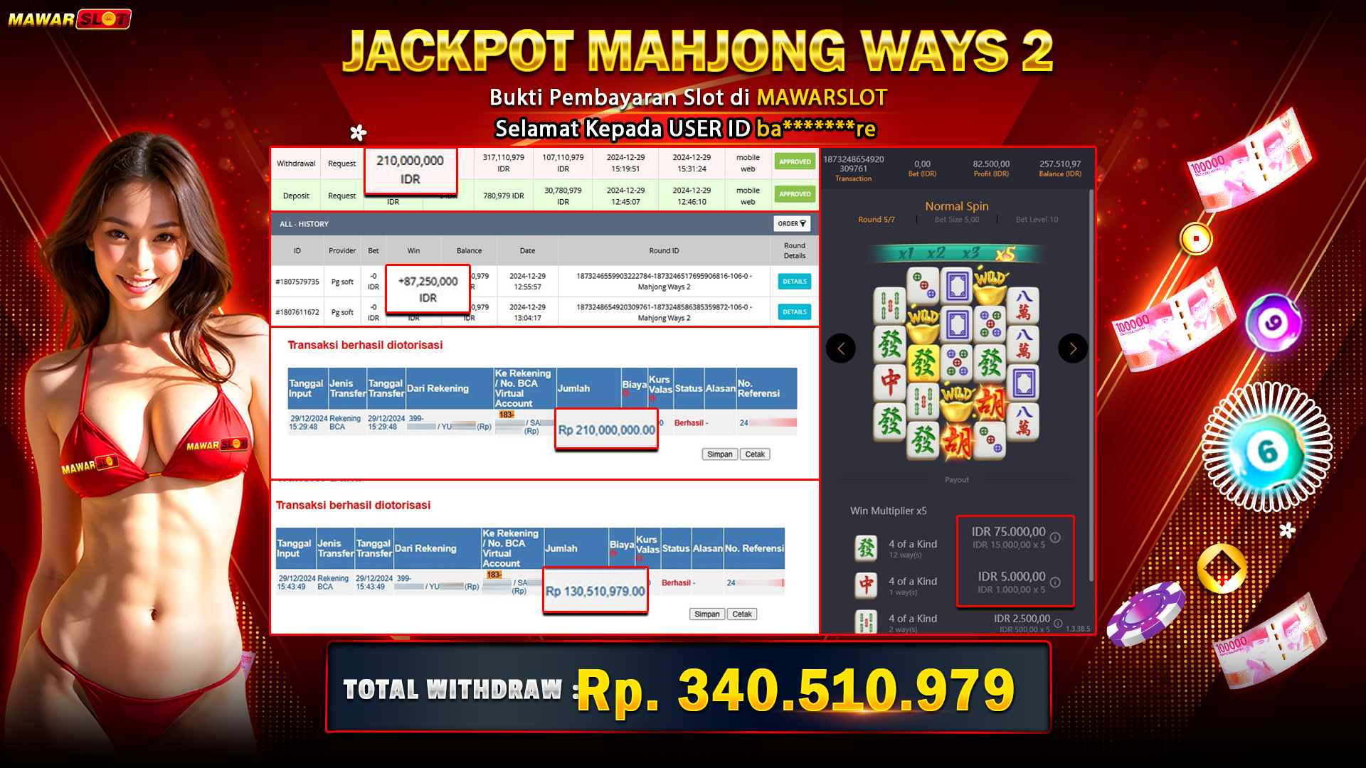 Modal Mau Habis, Langsung Jackpot 340 Juta di Slot Mahjong