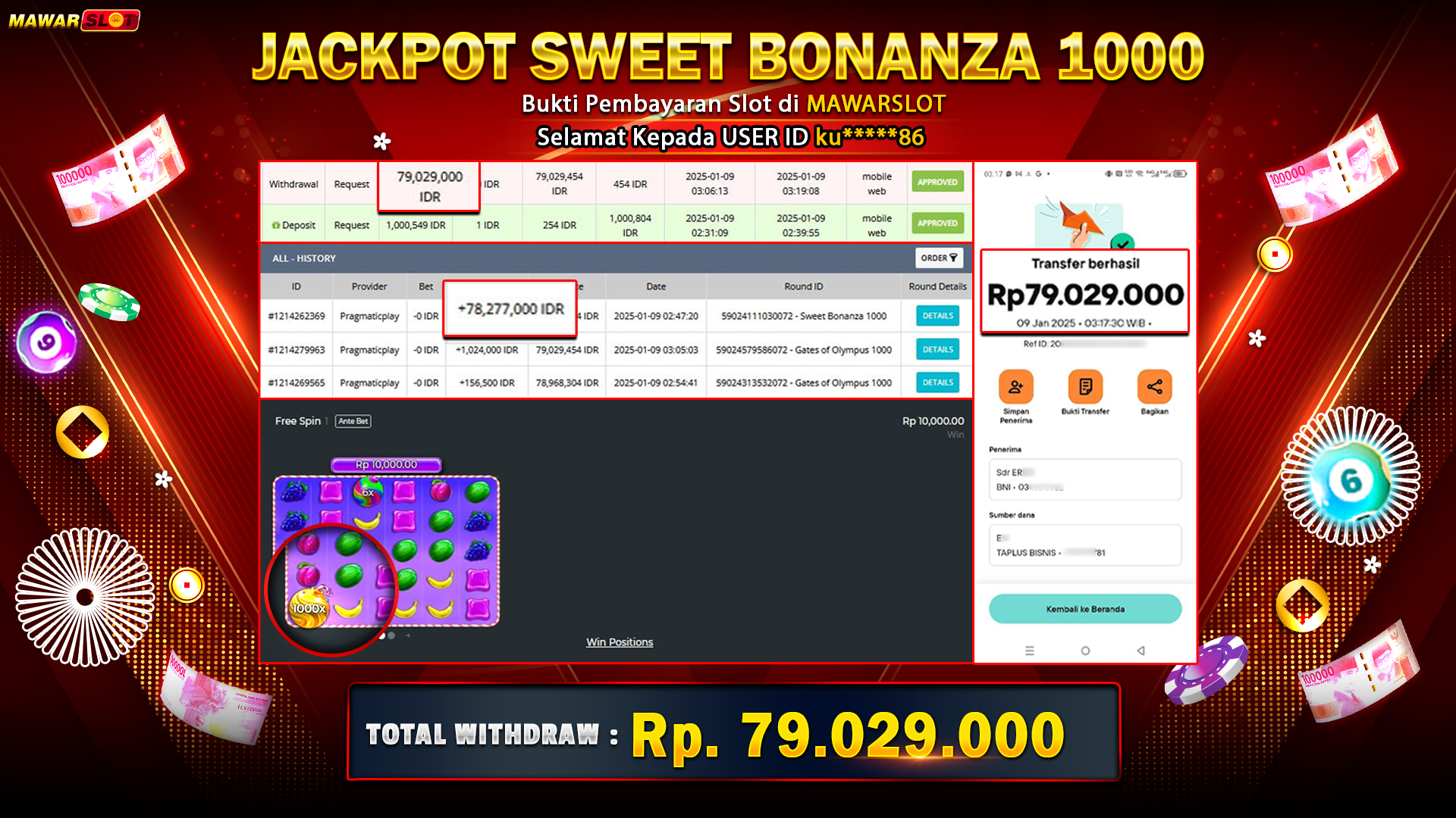 Kumpulan Jackpot Mawarslot: Game Slot Gacor Semua Pemain Menang