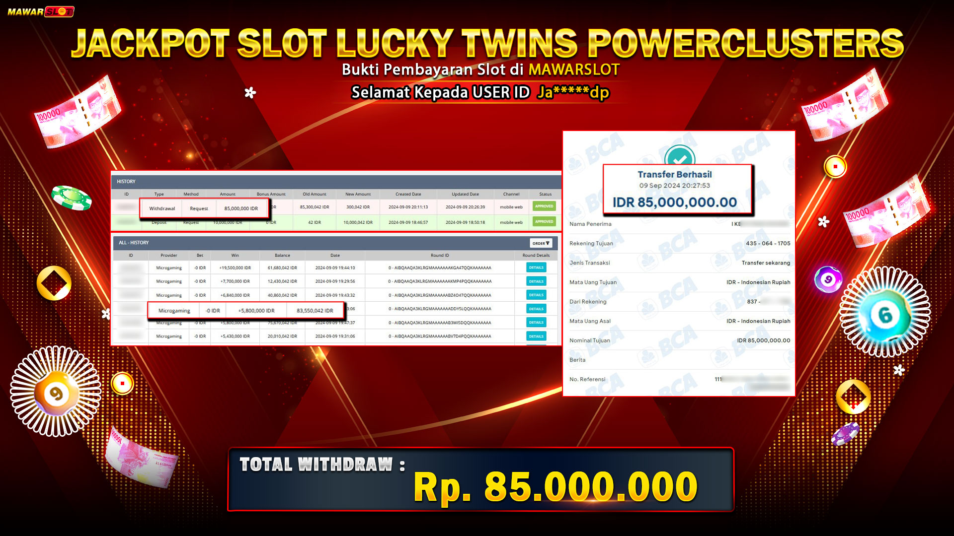 Maxwin Slot Gates of Olympus 1000 Pragmatic Play: 100 Juta di Mawarslot!